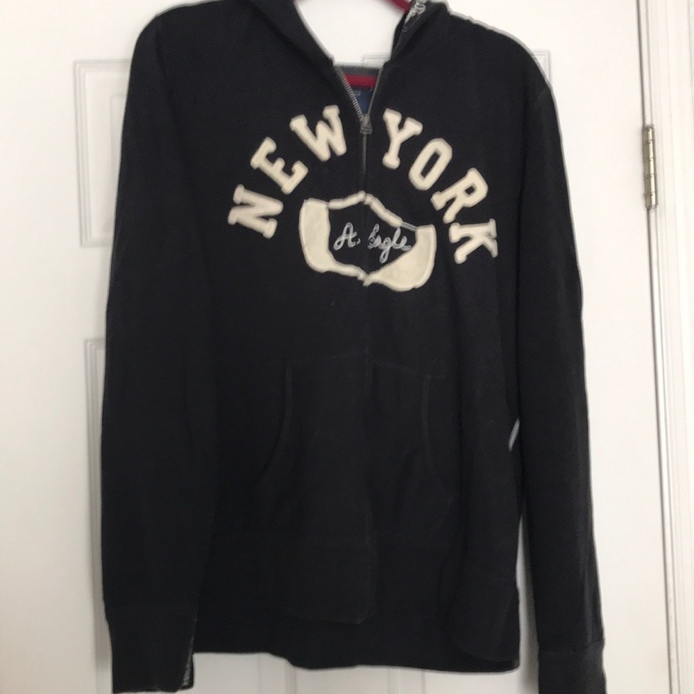 Black American Eagle Hoodie